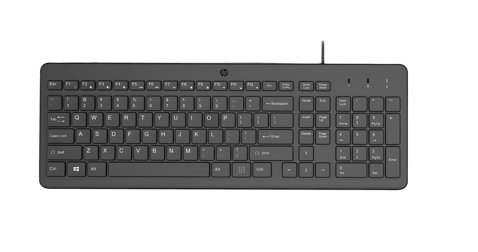 HP 150 WD Keyboard FR Black