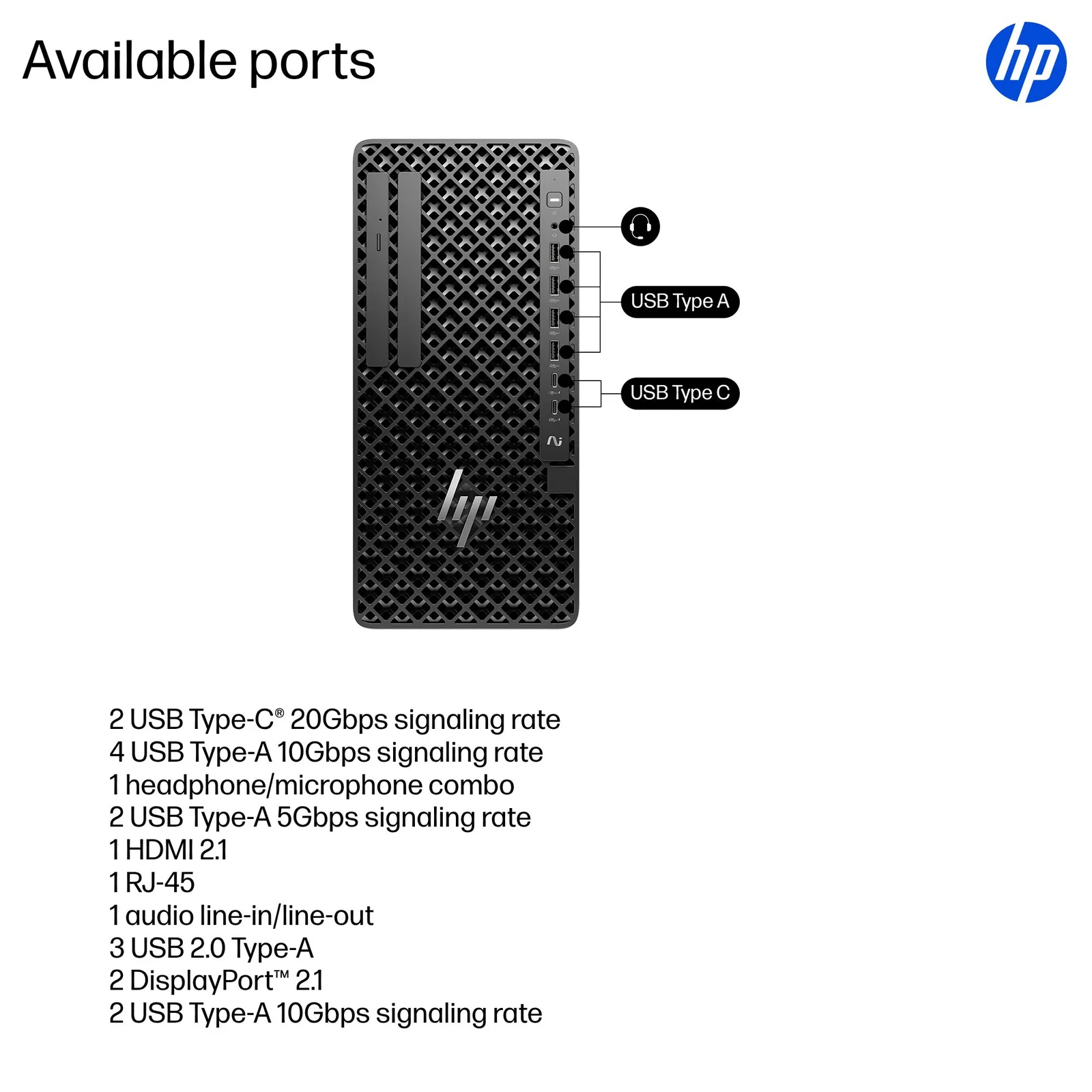 HP Z1 Tower G1i Desktop PC Wolf Pro Security Edition, Intel Core Ultra 7 265, 32GB RAM, 1TB SSD