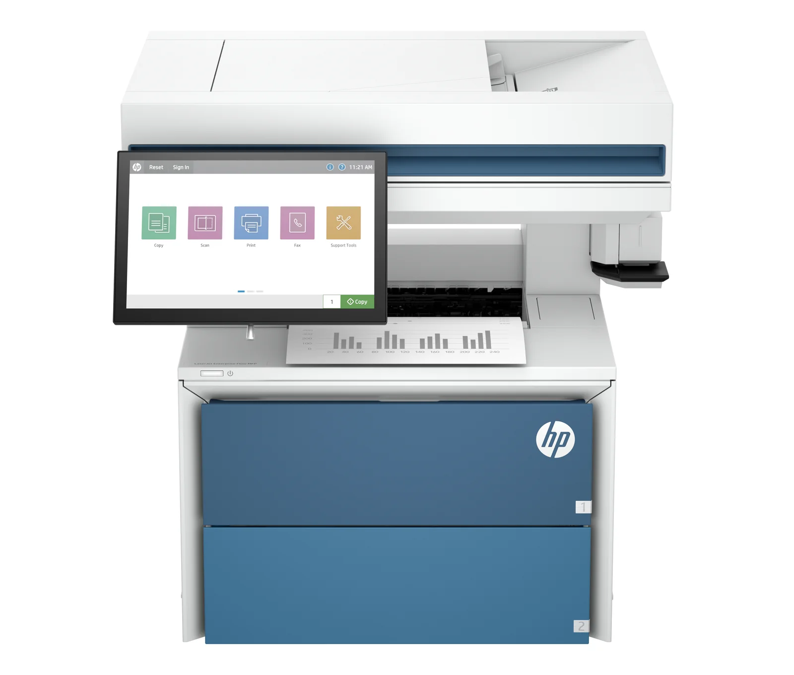 HP LaserJet Enterprise Flow MFP 5602zfw Laser Printer