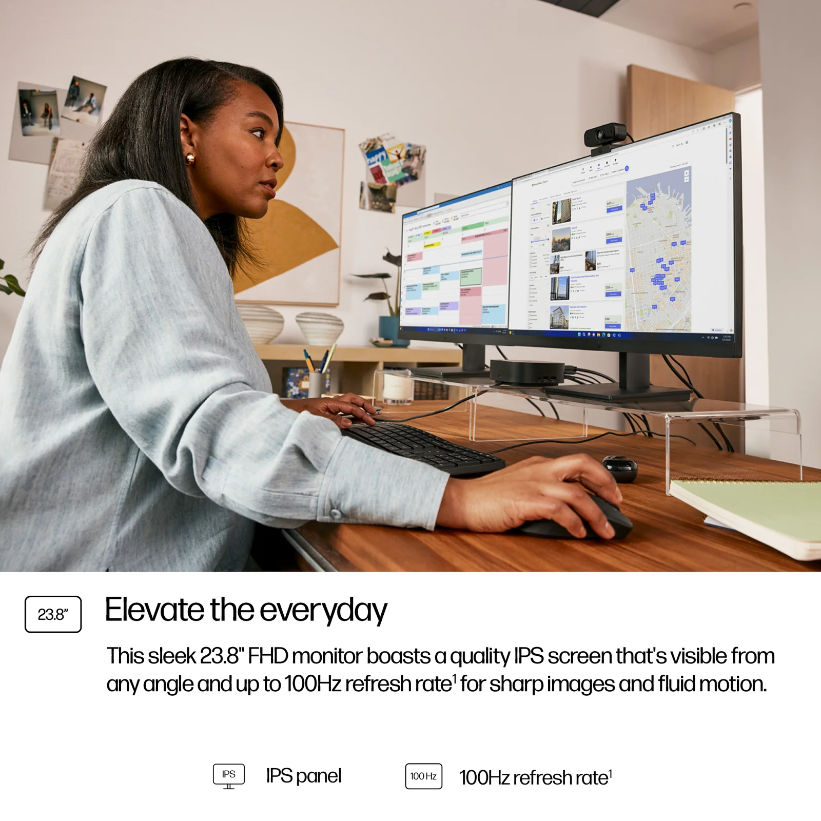 HP 324pf 23.8" Full HD IPS 100Hz Monitor
