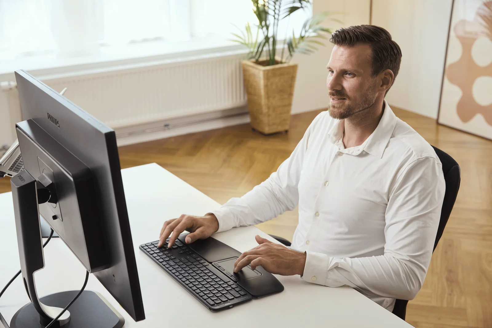 Contour Design CDTP1050BALPN1050 Wireless Keyboard Black, Nordic