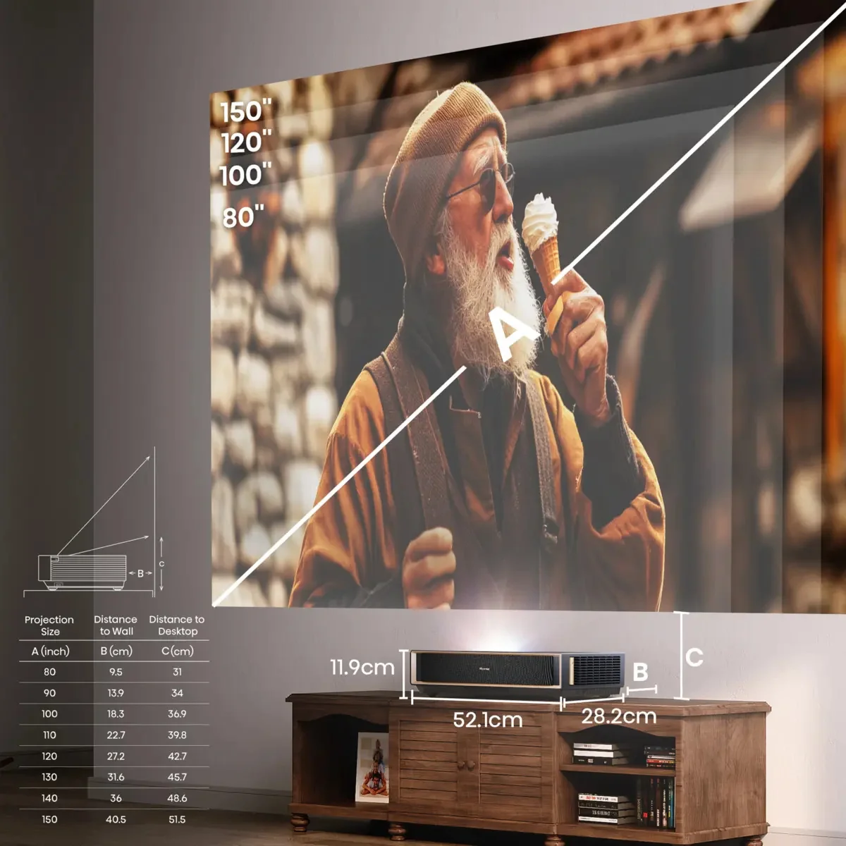 Hisense PT1 4K Projector