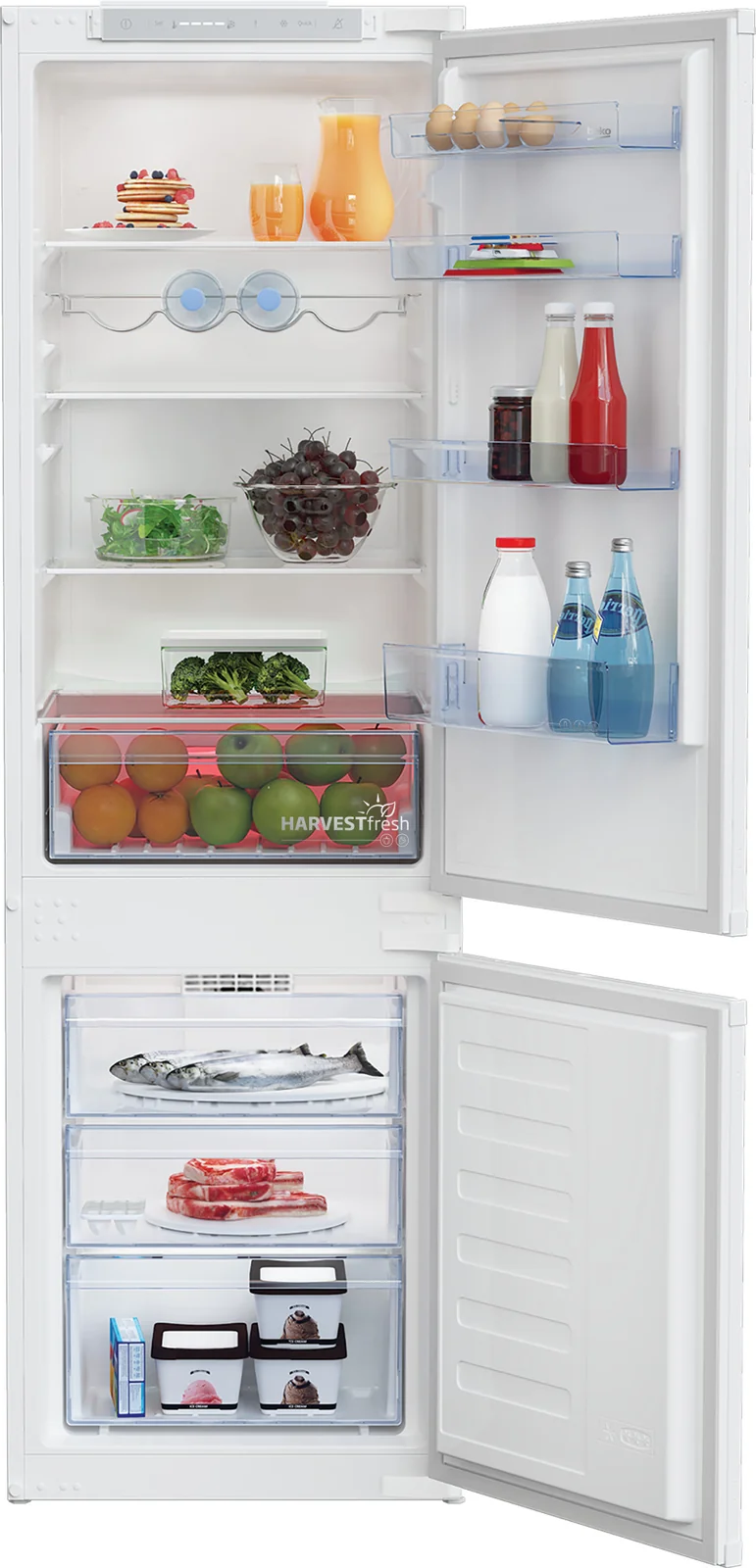 Beko BCFD4V73 262L Integrated Fridge Freezer