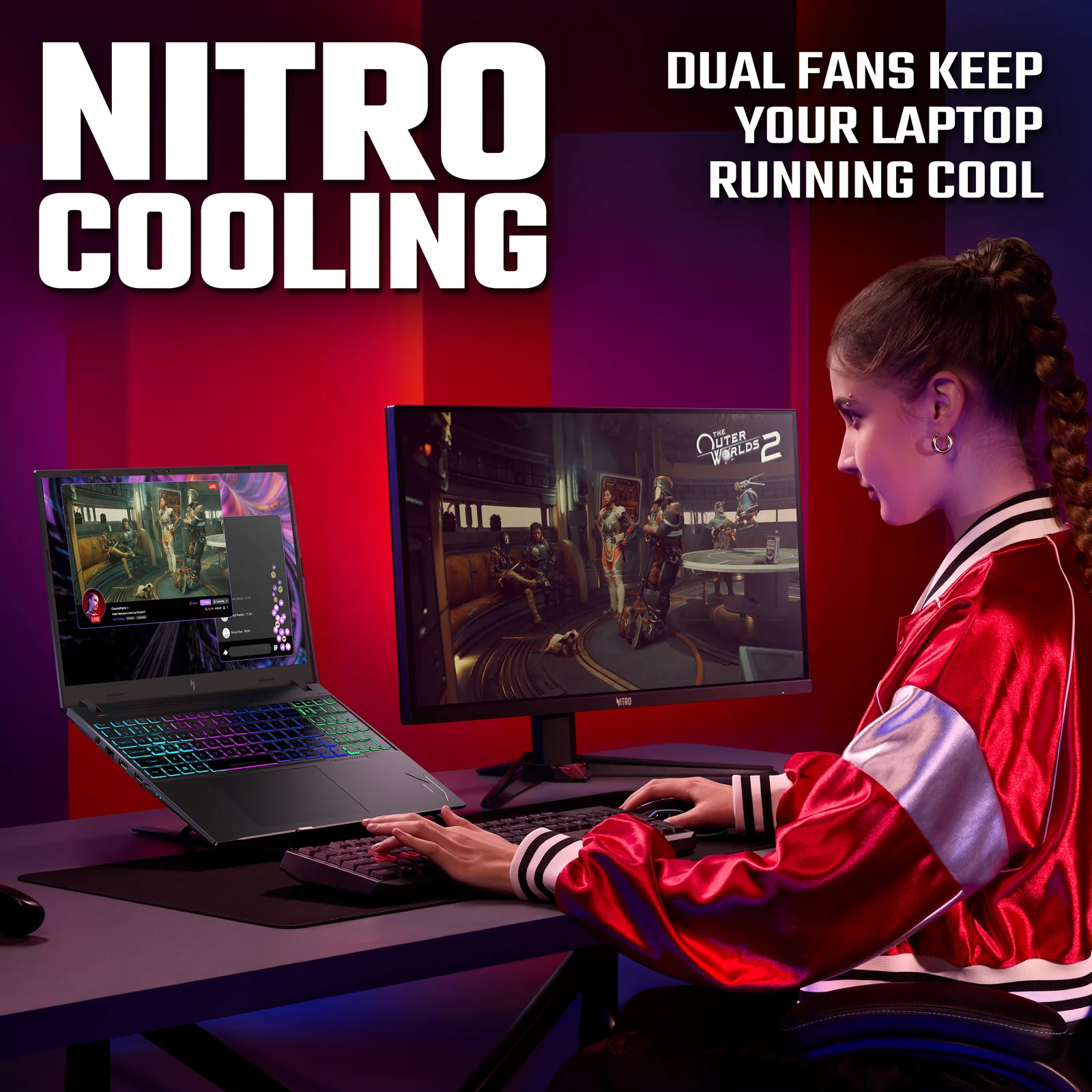 Acer Nitro V 16 ANV16-I31-545N, 16GB RAM, 512GB SSD