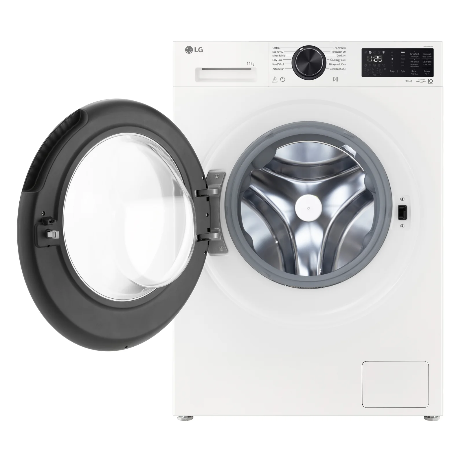 LG Washing machine F4X5011TWB, A, Front loading, Washing capacity 11 kg, Depth 56.5 cm, 1351 RPM, LED, White 11kg 1400rpm Washing Machine