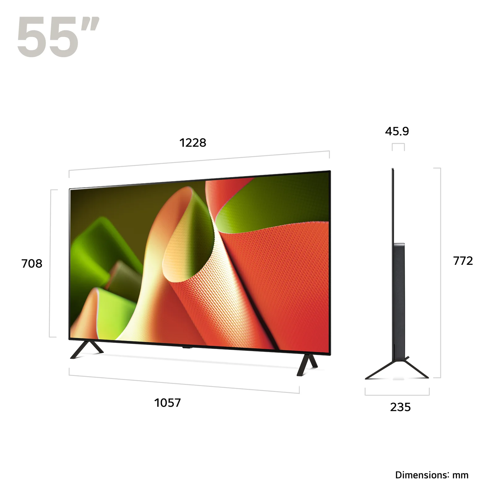 LG OLED55B46LA.AEK 55" 4K Smart TV