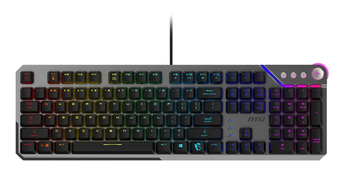 MSI STRIKE 600 SILEN Keyboard Black, US English