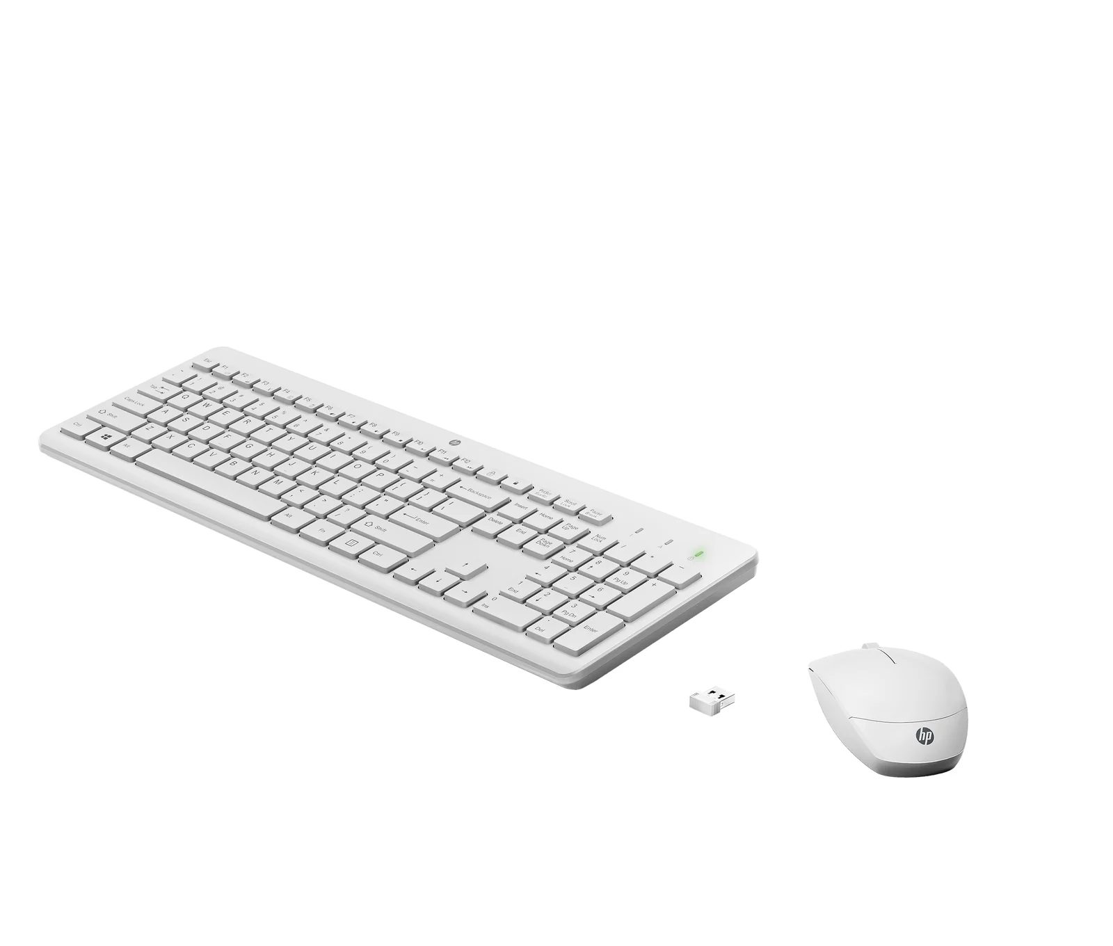 HP 230 Wireless Mouse and Combo Keyboard White