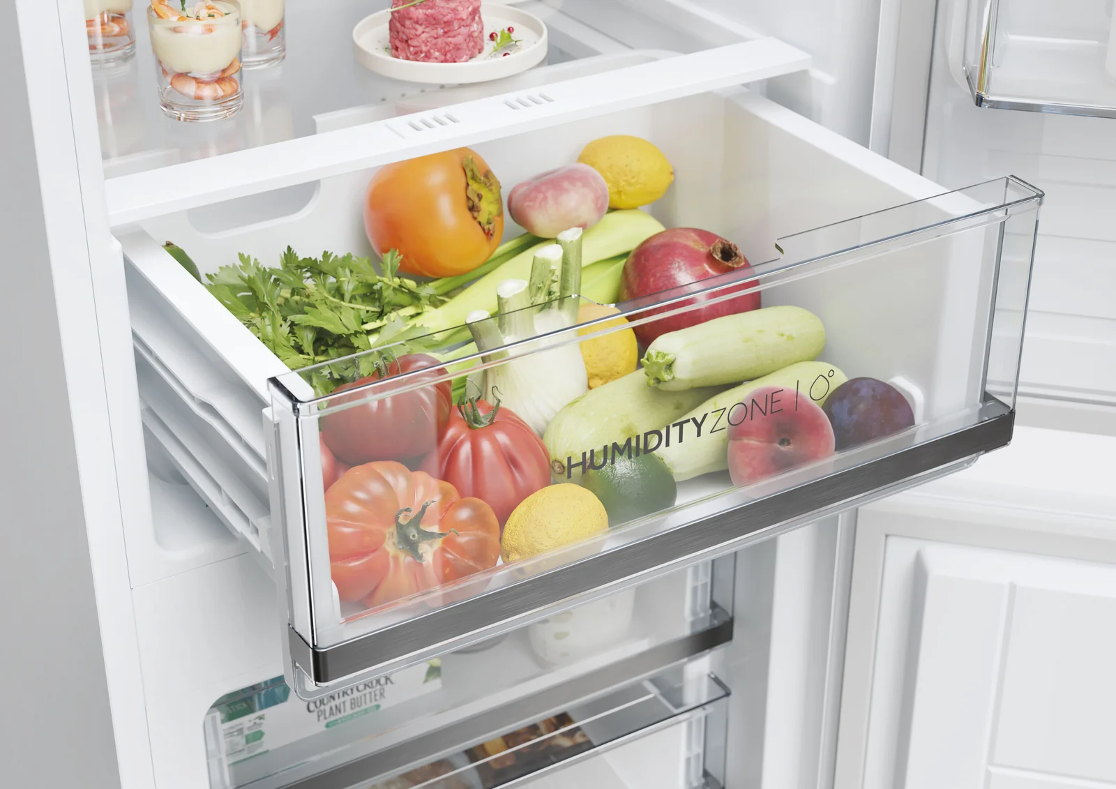 Haier HB50T618FMK* 242L Integrated Fridge Freezer