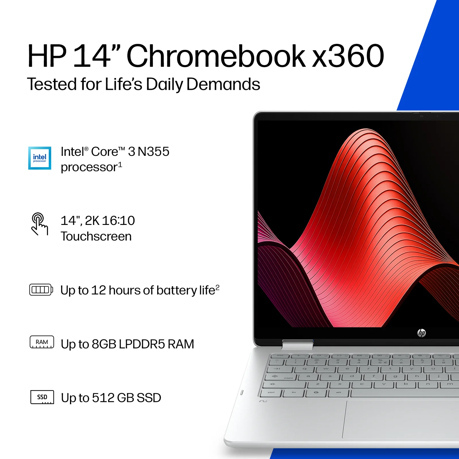 HP E6EJ8EA laptop 14", laptop Intel N N150, 4GB RAM