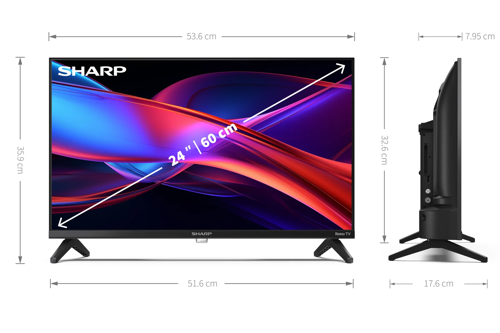 Sharp 1T-C24GD2225K 24" Smart TV
