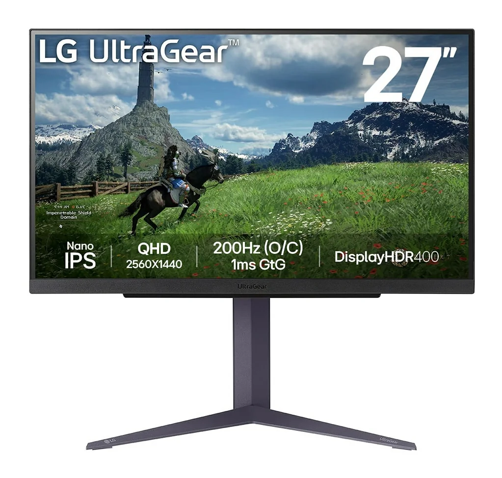 LG 27GS85Q-B 27" QHD IPS 200Hz Monitor