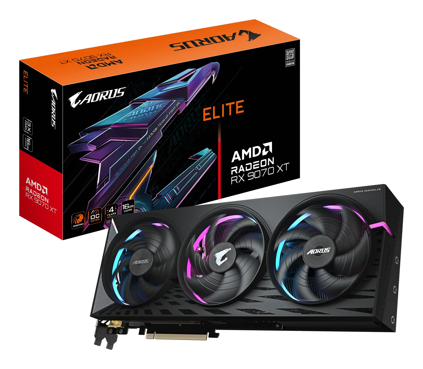 GIGABYTE AORUS Radeon RX 9070 XT ELITE 16G
