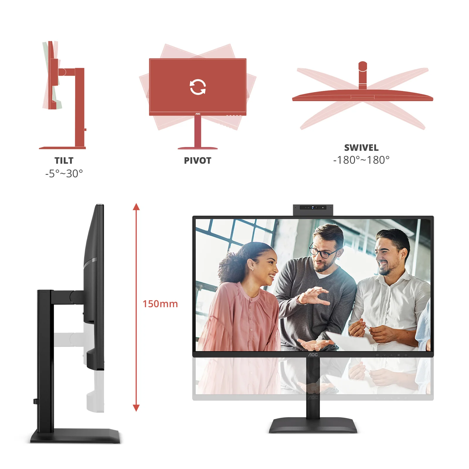 AOC Q27E4CW computer monitor