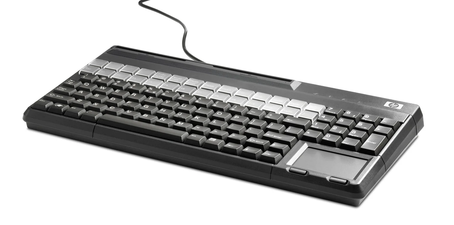HP POS USB VISTA MSR . Keyboard Black