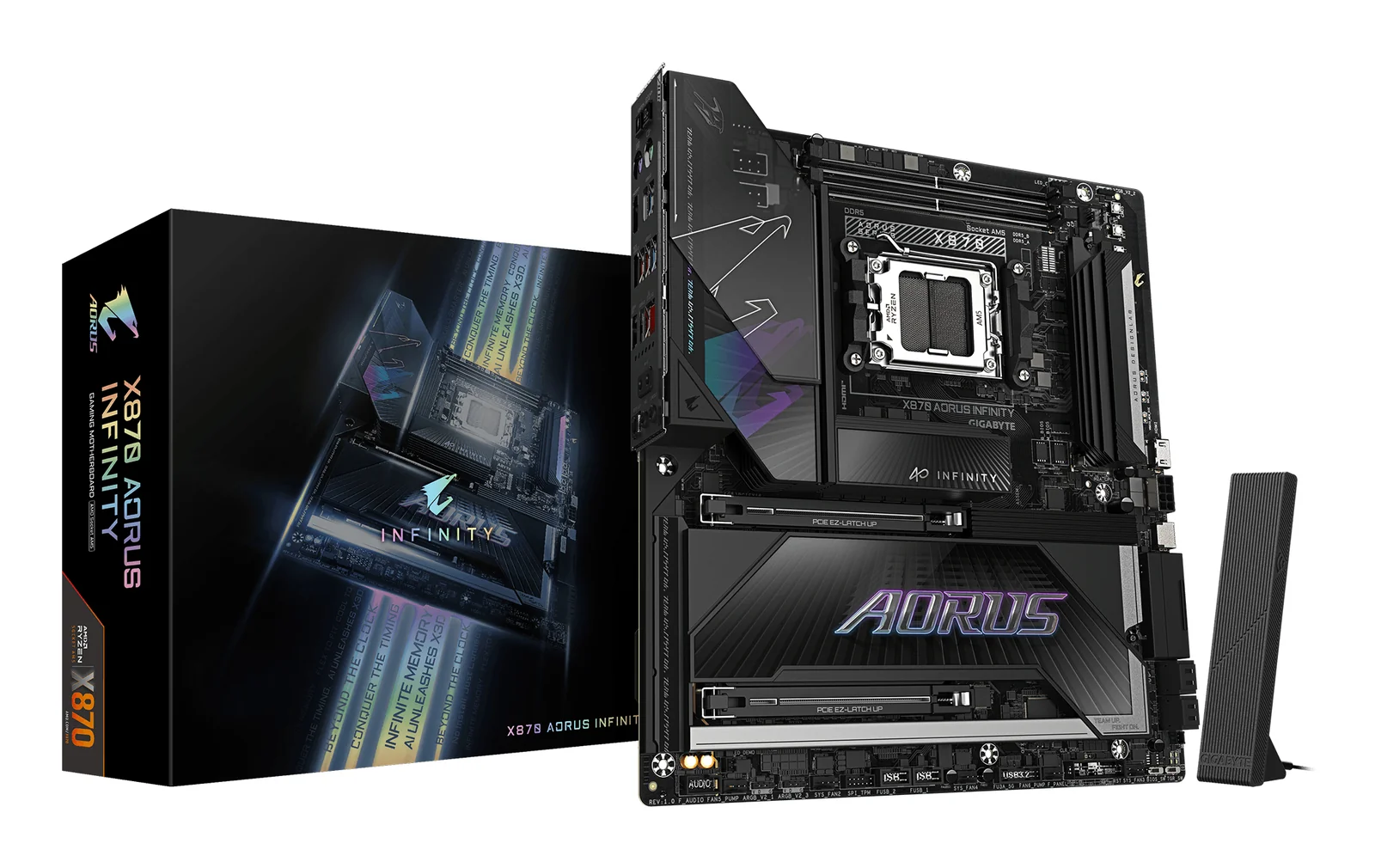 GIGABYTE X870 AORUS INFINITY motherboard