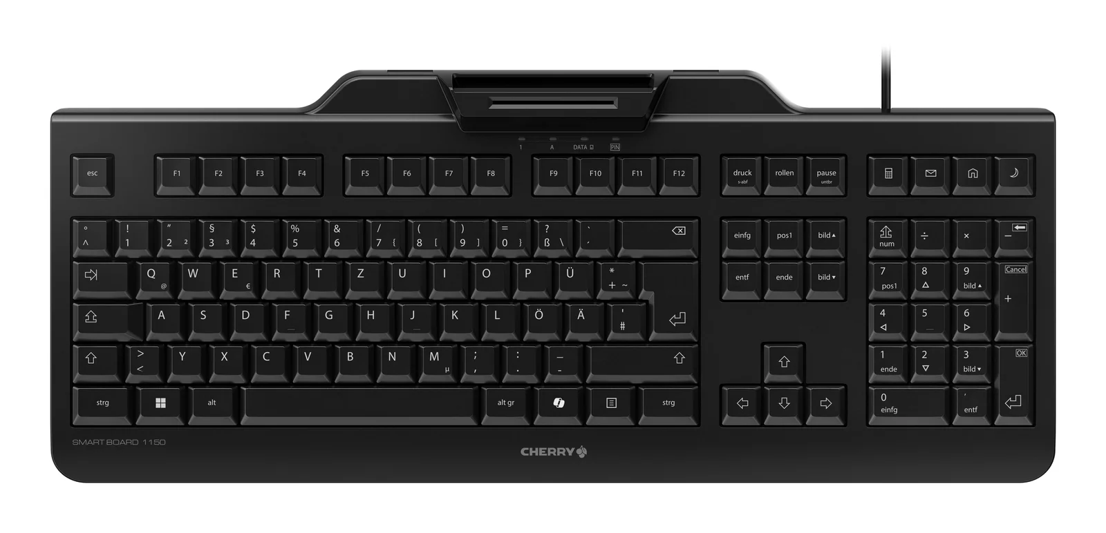 CHERRY Smart Board 1150 Keyboard Black, German