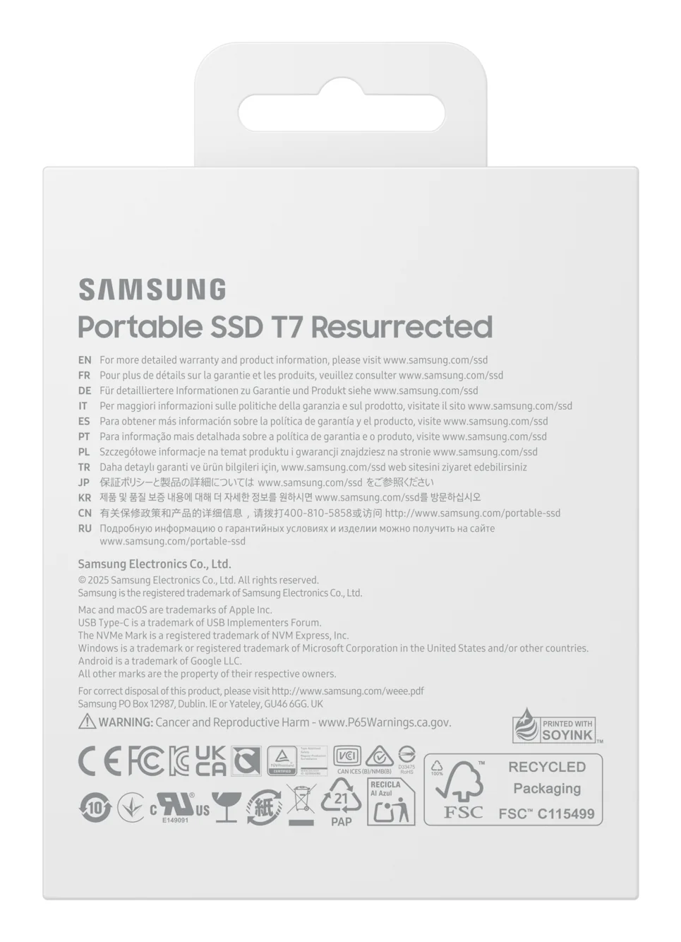 Samsung MU-PD1T0G/WW 1TB Portable SSD