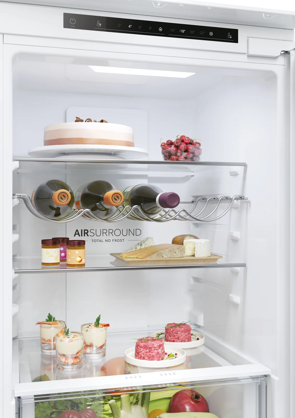 Haier HB50T618FMK* 242L Integrated Fridge Freezer
