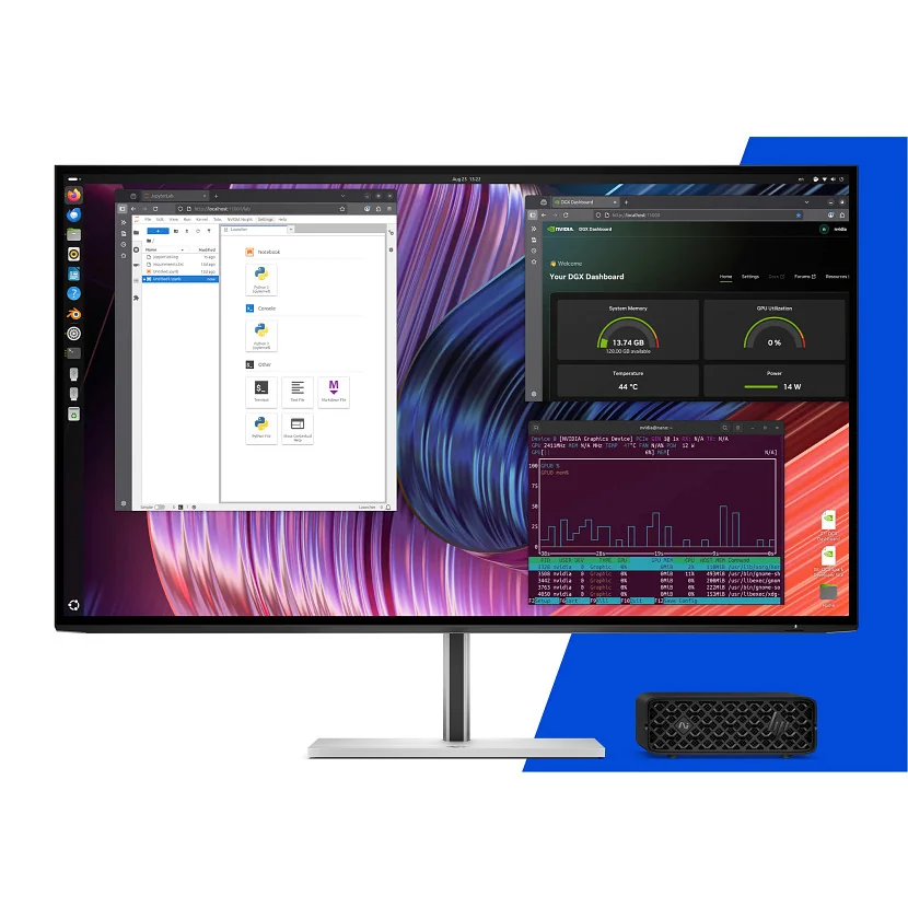 HP ZGX Nano ZGXNG1n NGB10 128GB/4TB PC NVIDIA GB10 SSD 4TB PCIE 128GB LPDDR5X Integrated DGX OS 7 1-1-0