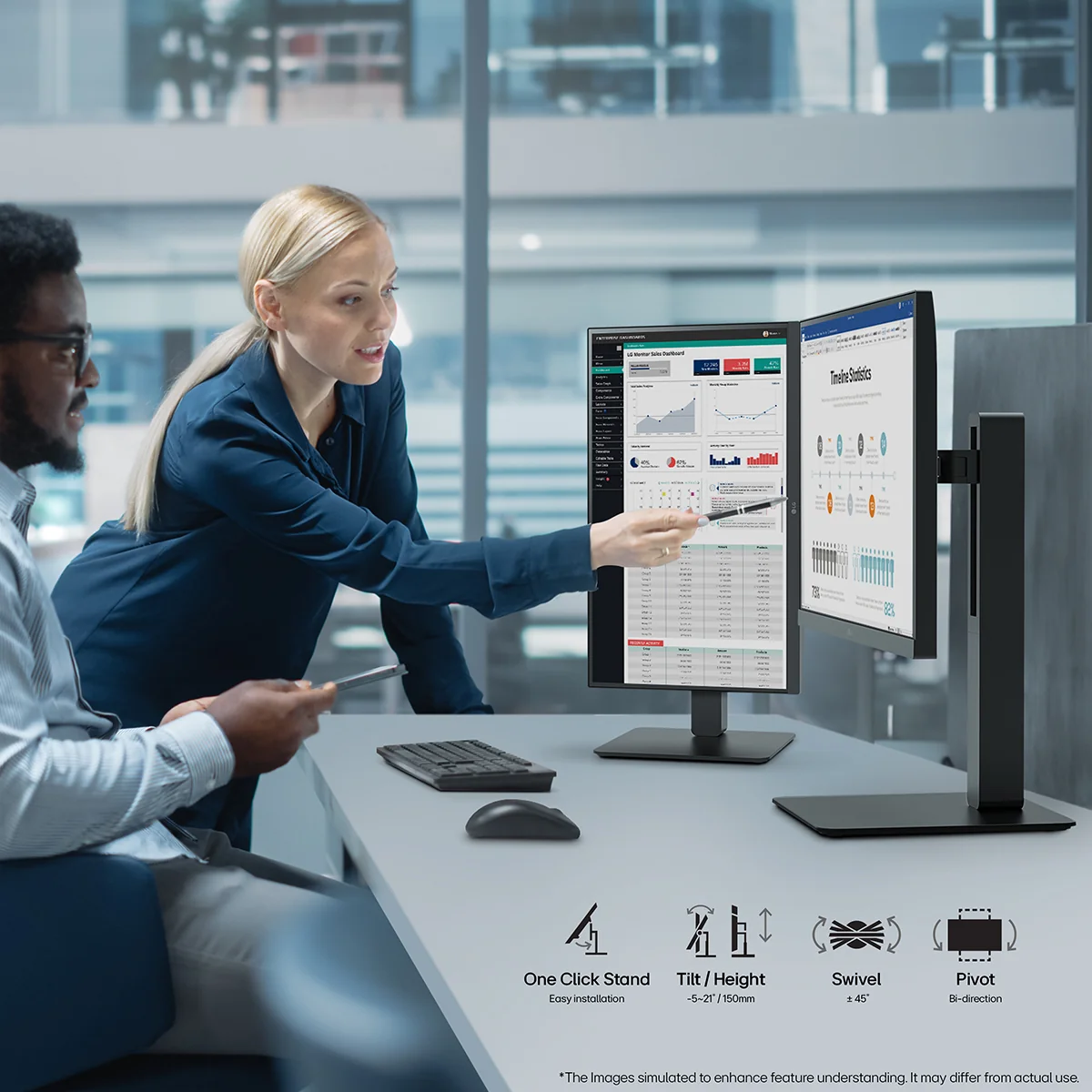 LG 24BA750-B 23.8" Full HD IPS 100Hz Monitor