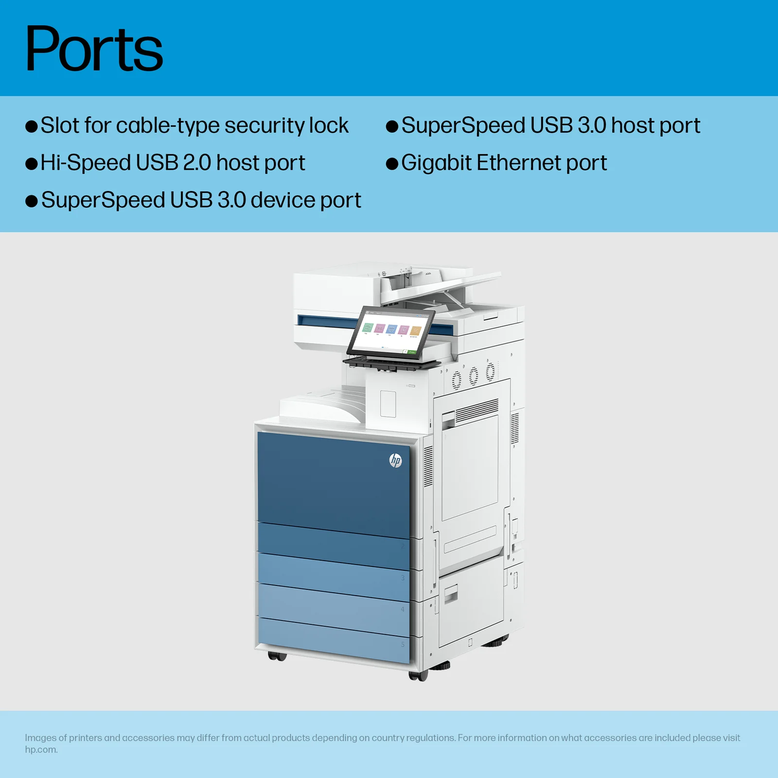 HP LaserJet Enterprise LaserJet Ent Flw MFP 8601z Laser Printer