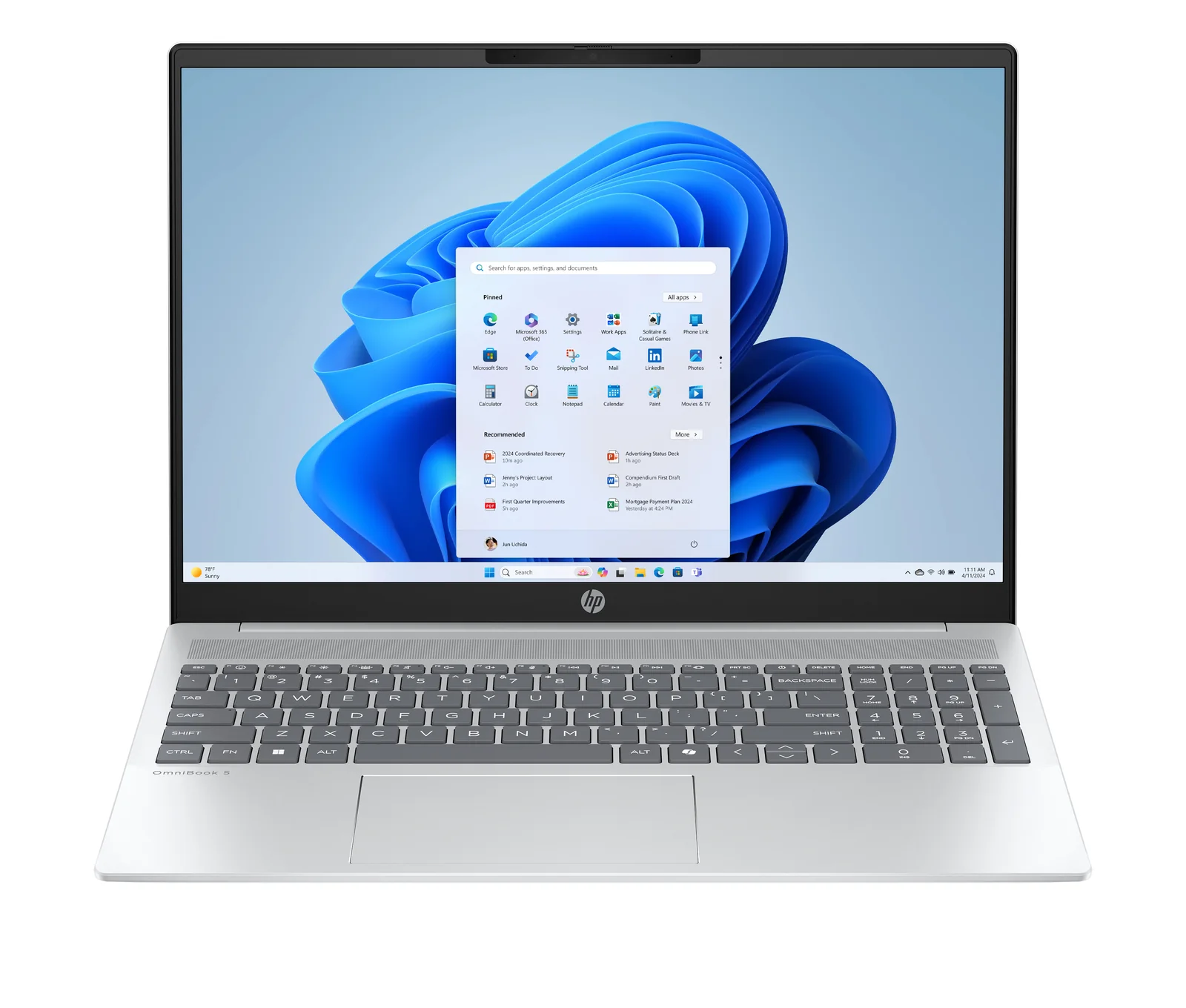 HP DQ9G2EA laptop 16", 16GB RAM, 512GB SSD