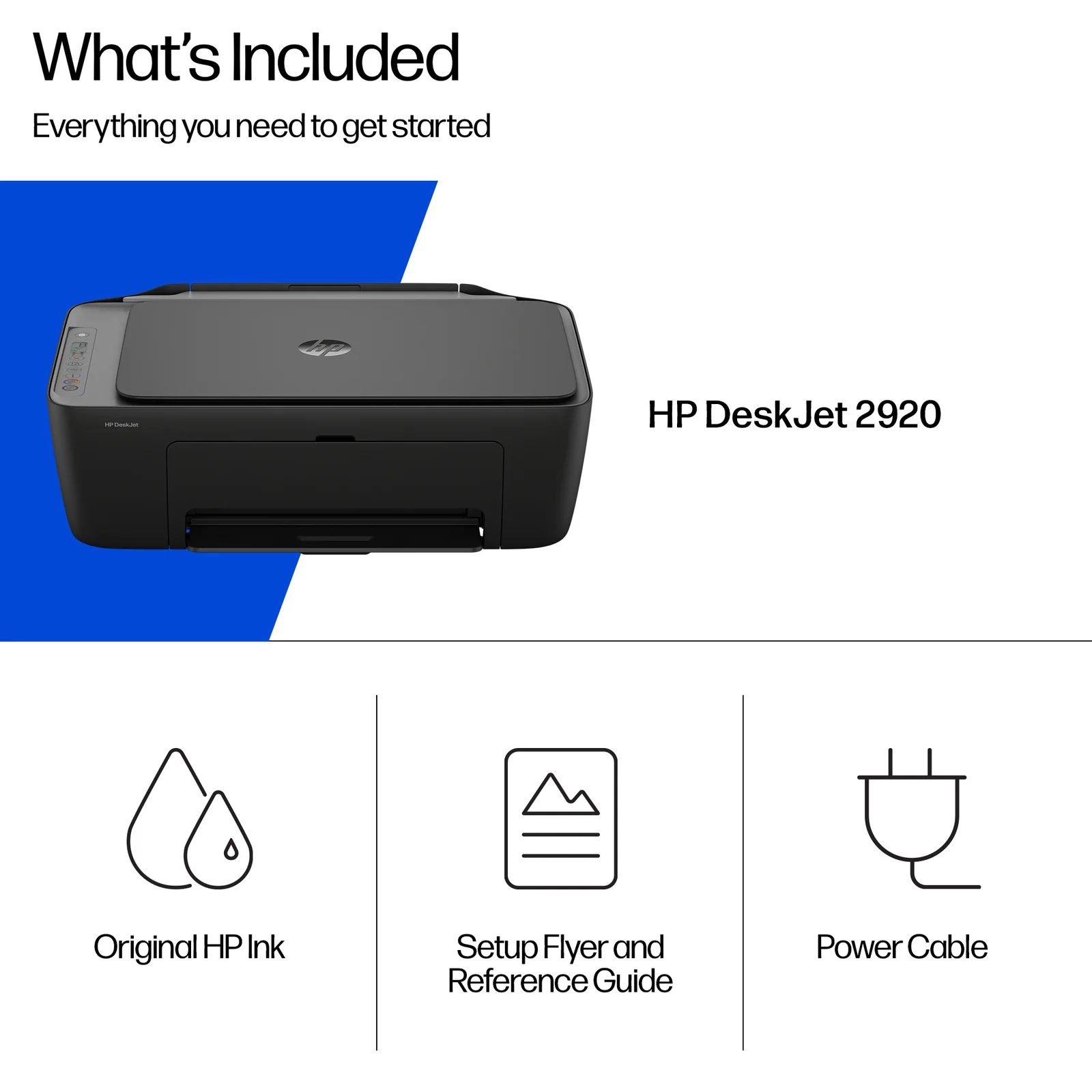 HP DeskJet 2920 Colour Inkjet Printer