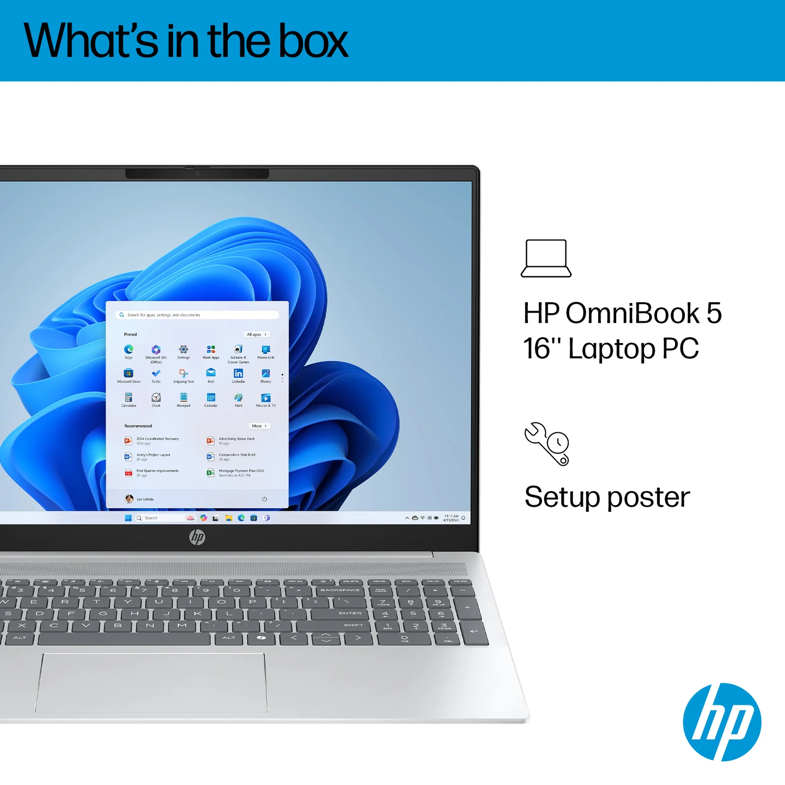 HP OmniBook 5 Laptop 16-ba1011nax 16", 8GB RAM, 1TB SSD