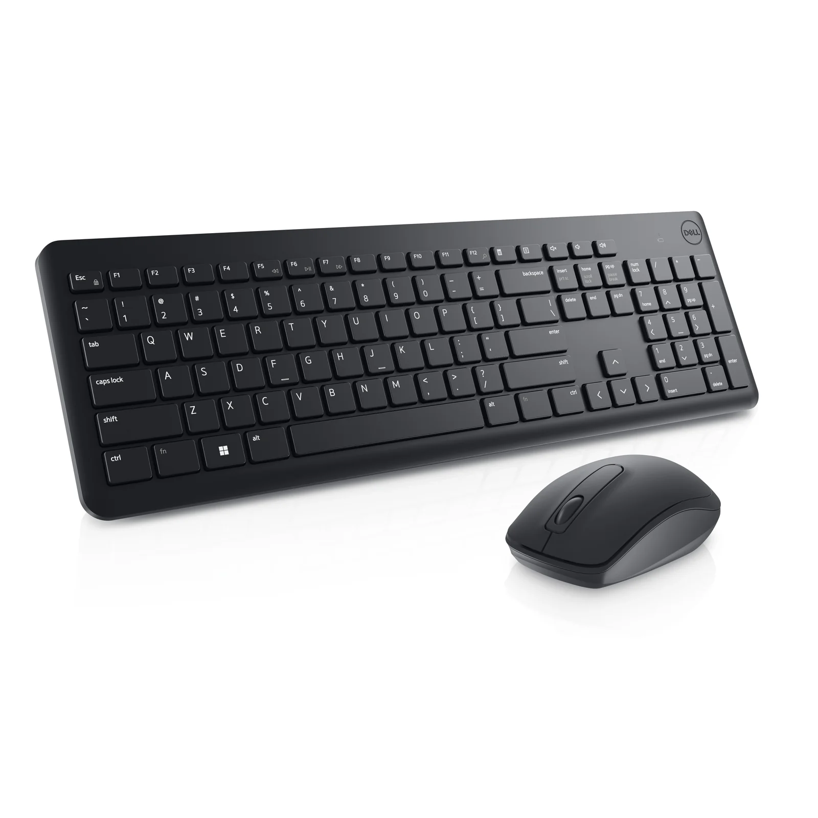 DELL KM3322W Wireless Keyboard & Mouse Black, Nordic