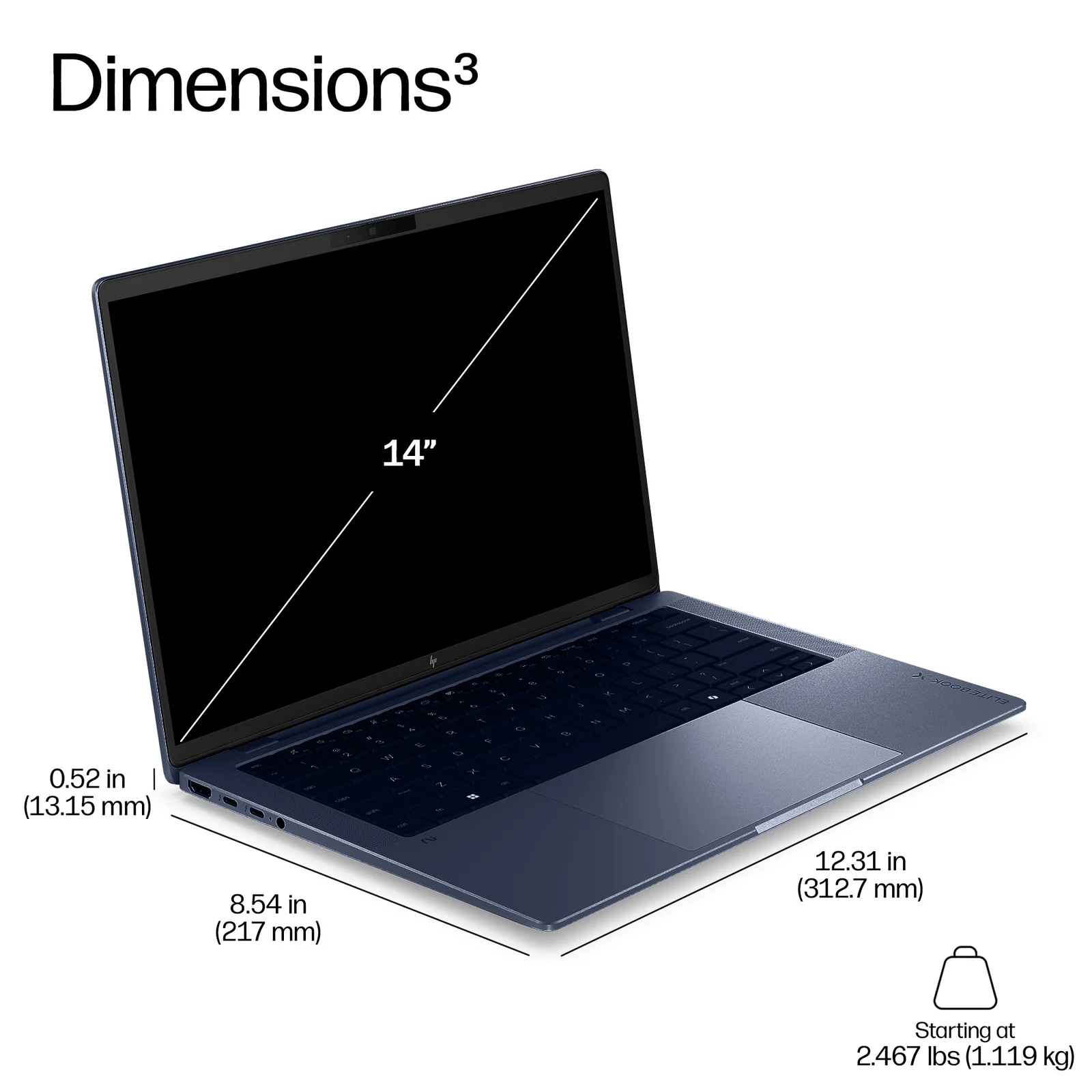 HP DT9J6AT laptop 14", 32GB RAM, 1TB SSD
