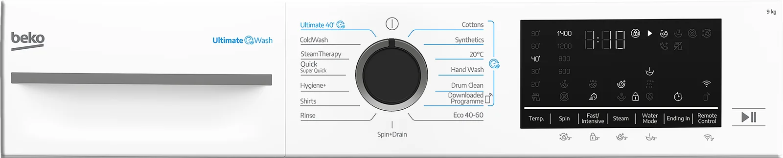 Beko BM5WT6943TW 9kg 1400rpm Washing Machine