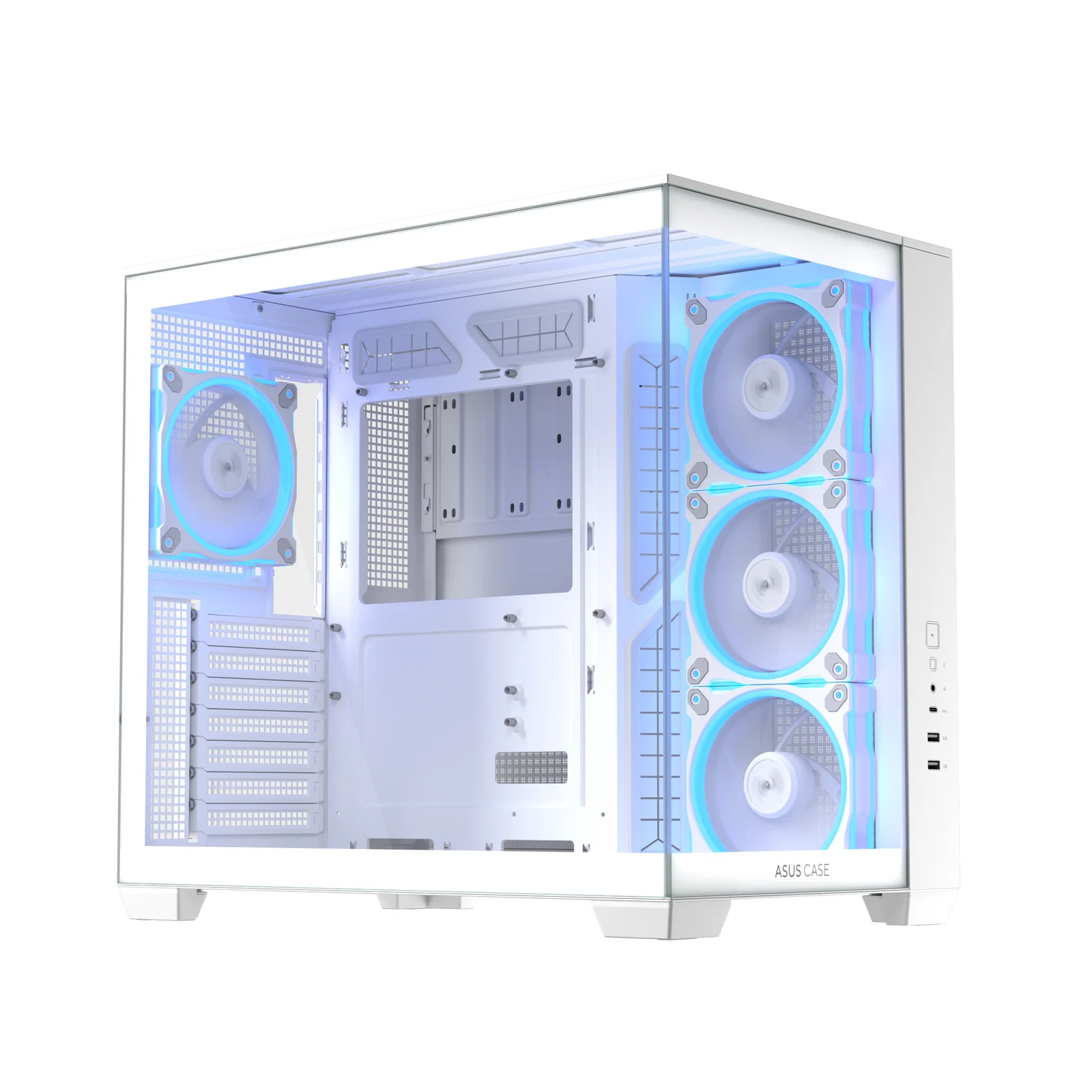 ASUS A32 Plus TG ARGB White PC Case