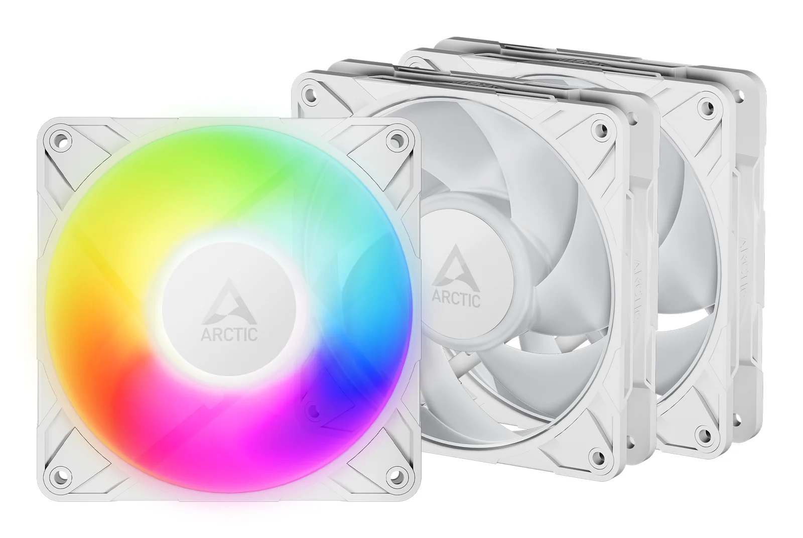ARCTIC Freezer P12 Pro A-RGB (White) - 3 Pack