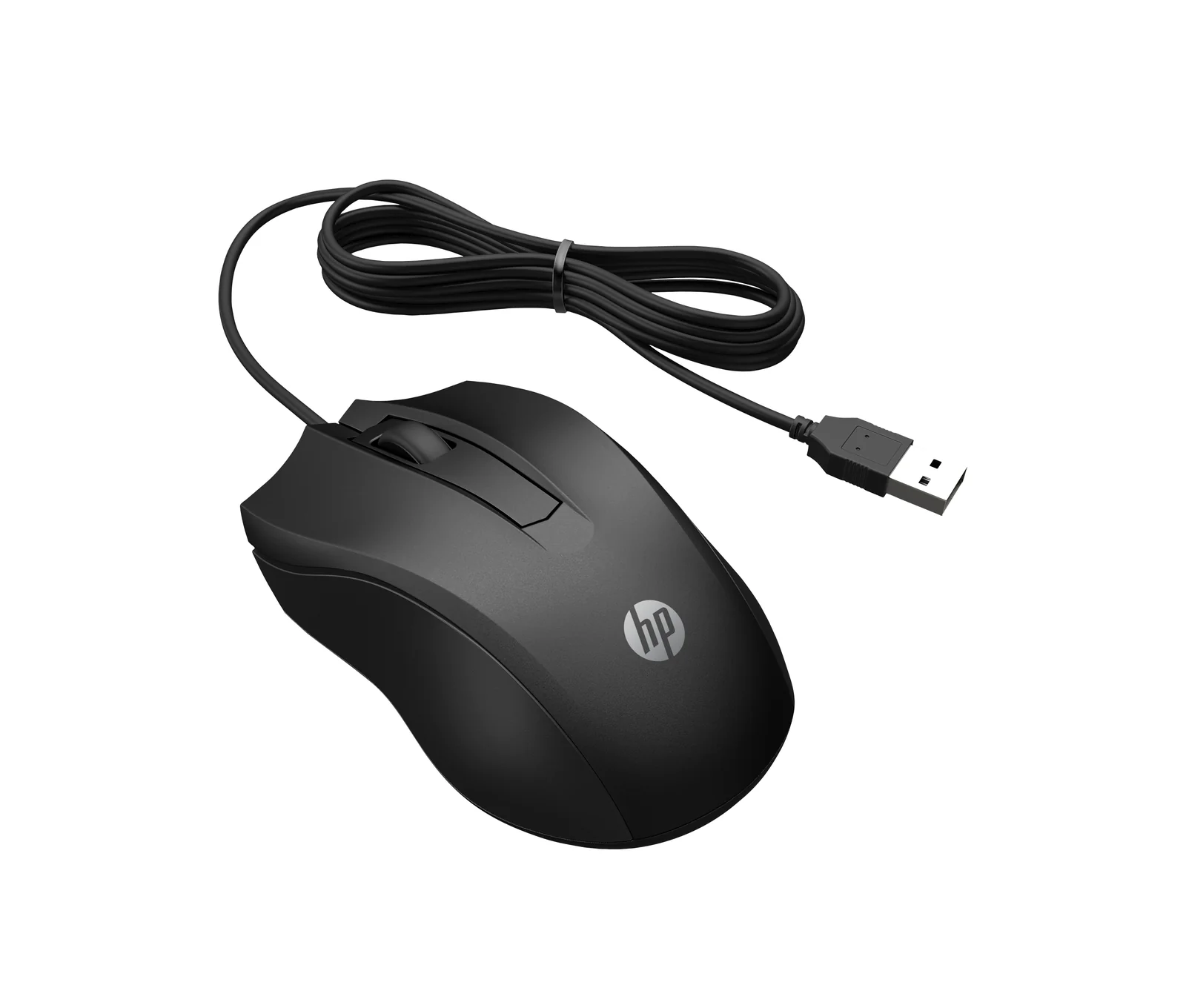 HP 105 Black Wired Mouse