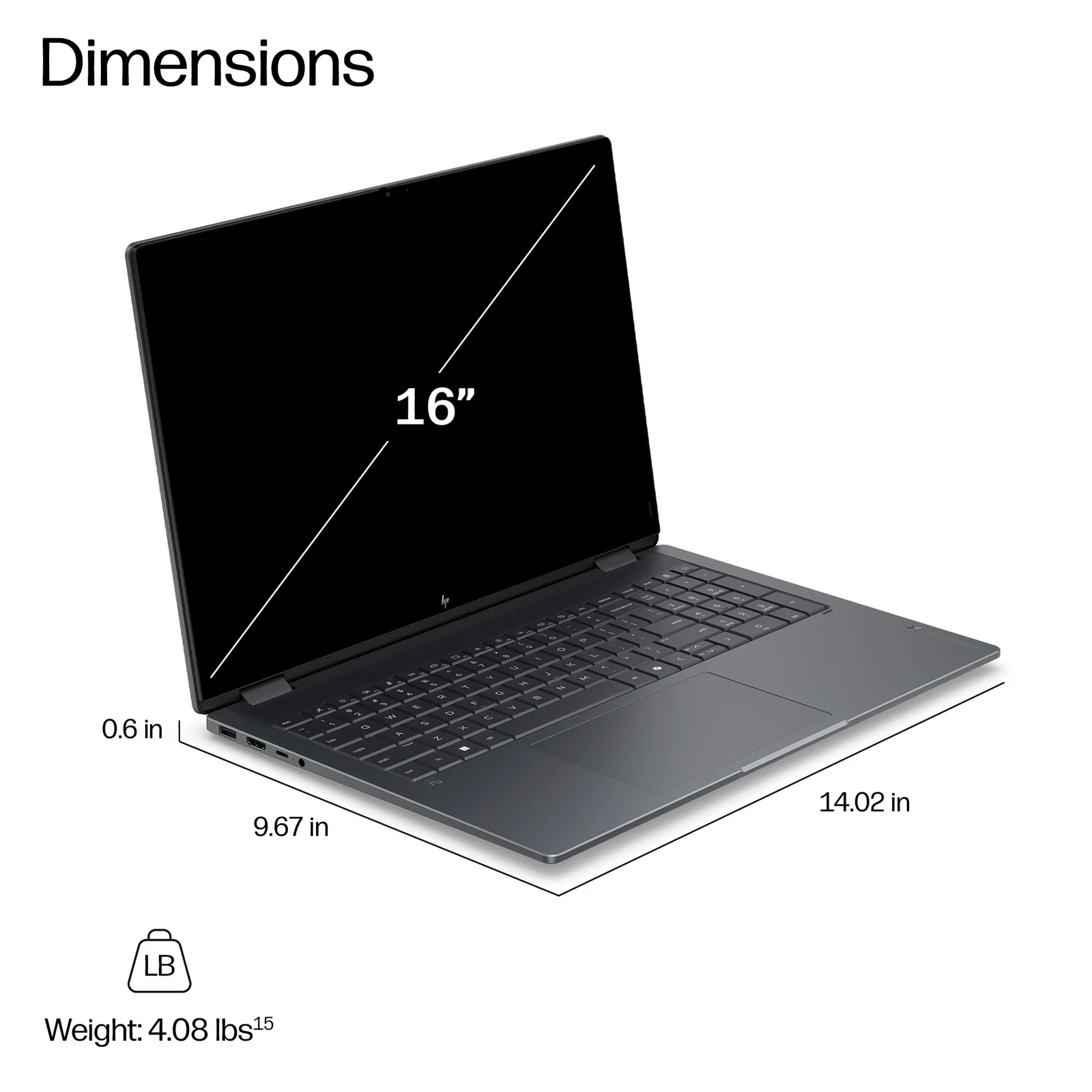 HP OMNIBOOK X FLIPNGAI 16-CB0007NAX 16", 16GB RAM, 512GB SSD