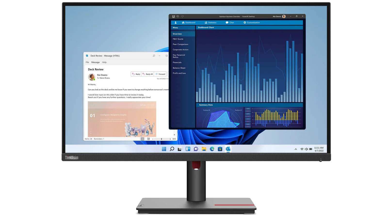 Lenovo T27p-30 27" 4K UHD IPS Monitor