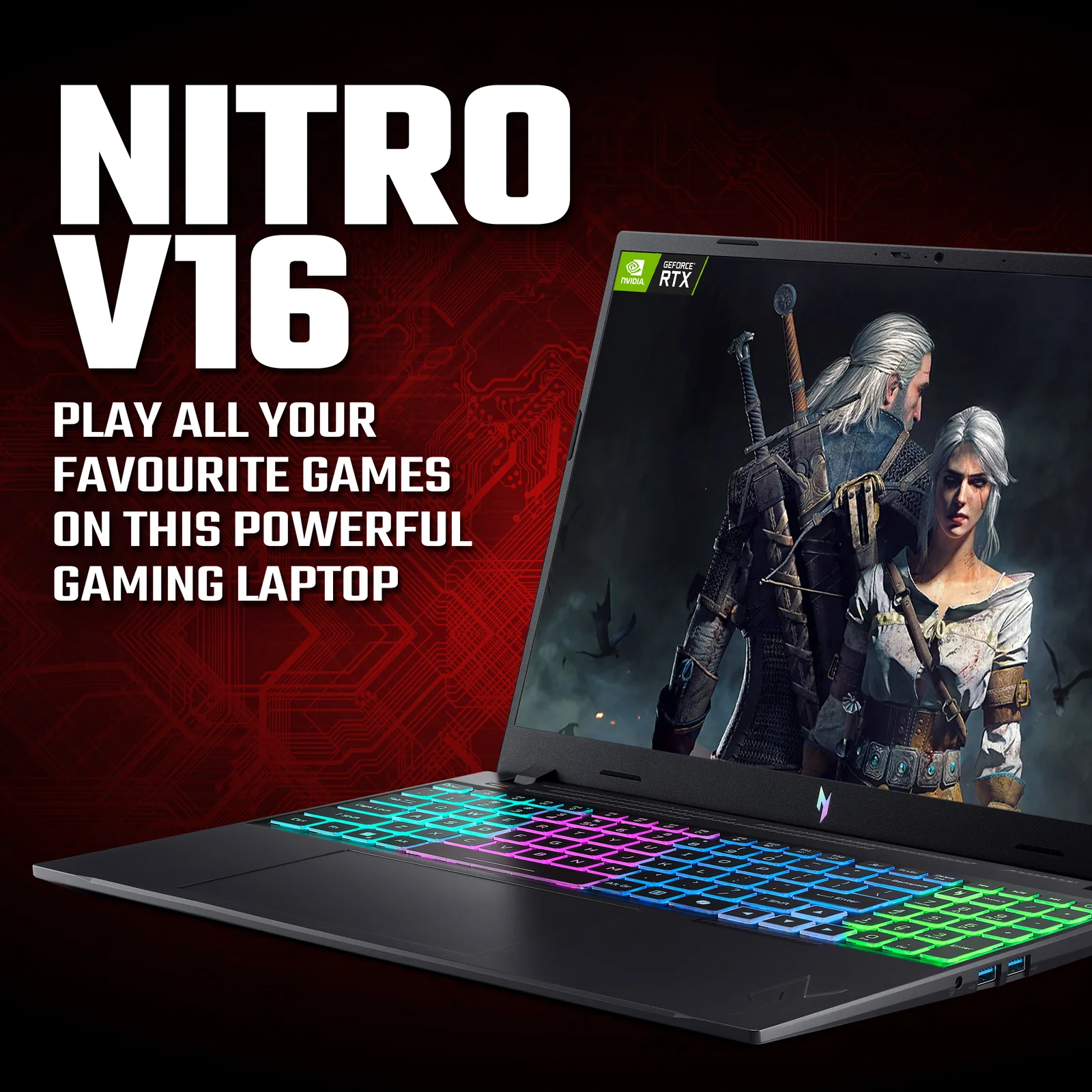 Acer Nitro V 16 ANV16-I31-545N, 16GB RAM, 512GB SSD