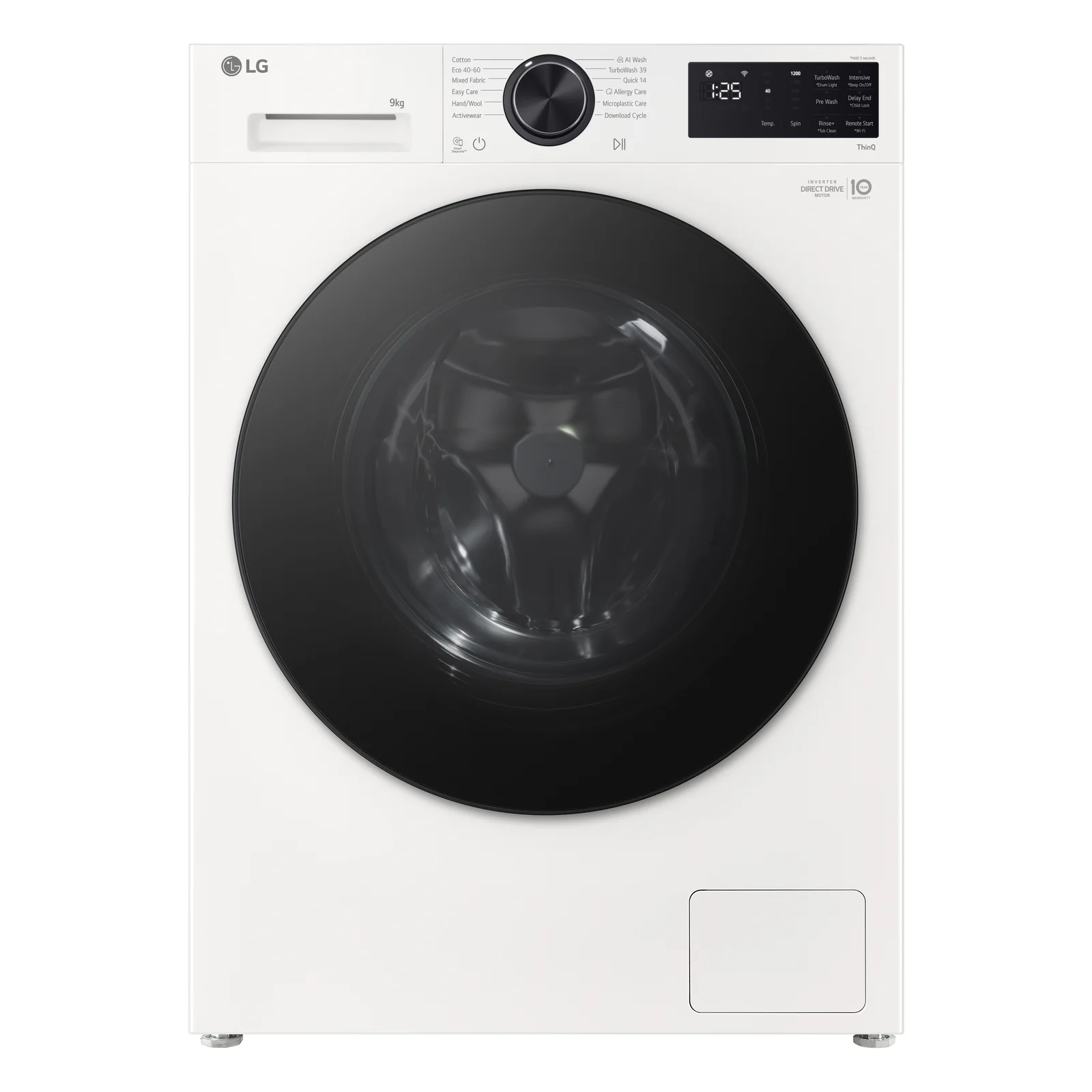 LG 9kg 1200rpm - White 9kg 1170rpm Washing Machine