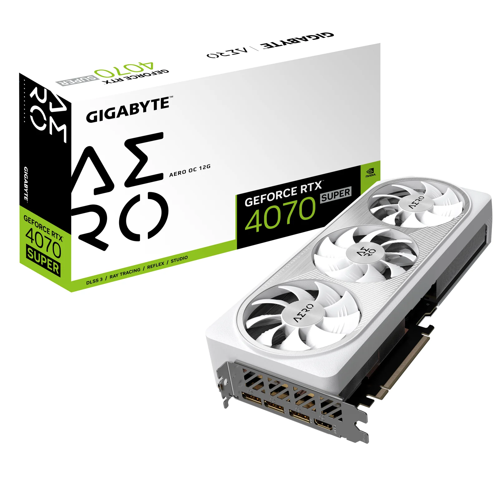 GIGABYTE AERO GeForce RTX 4070 SUPER OC 12G