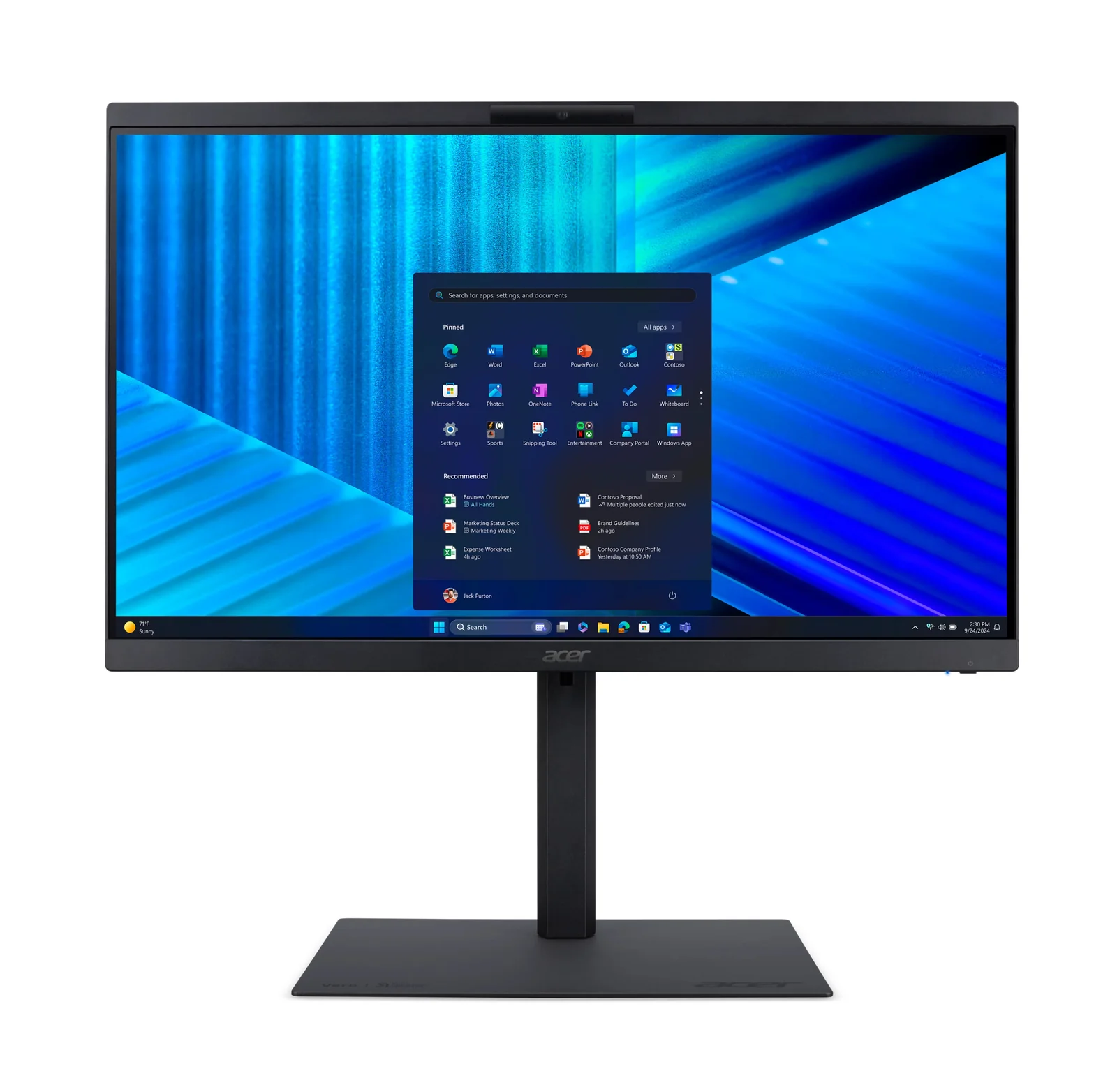 Acer Veriton Vero 4000 VVZ4734GT 23.8" All-in-One, Intel Core Ultra 5 225, 16GB RAM, 512GB SSD