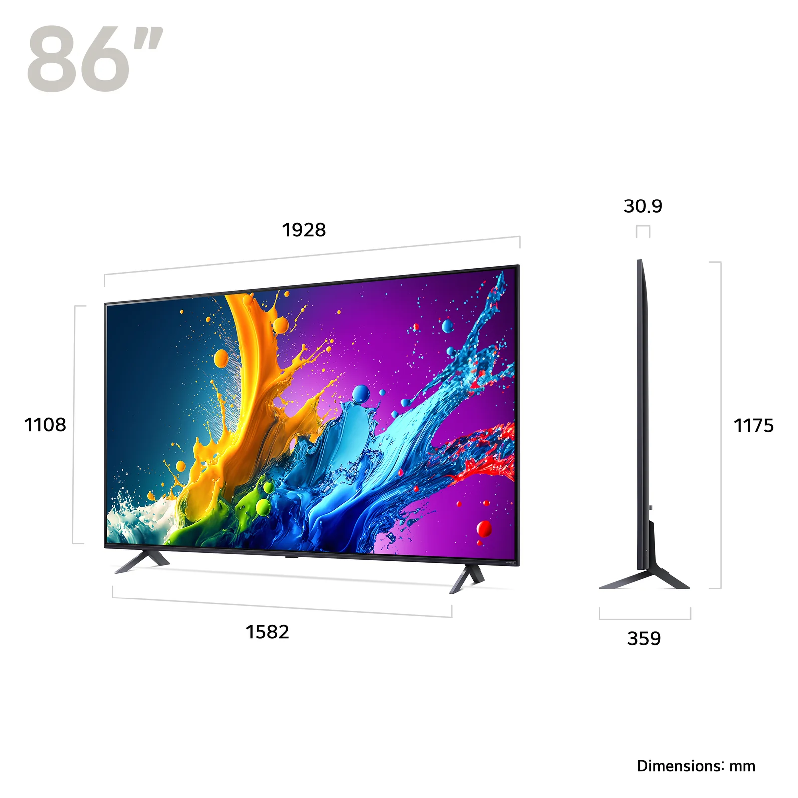 LG 86QNED80T6A.AEK 86" 4K Smart TV