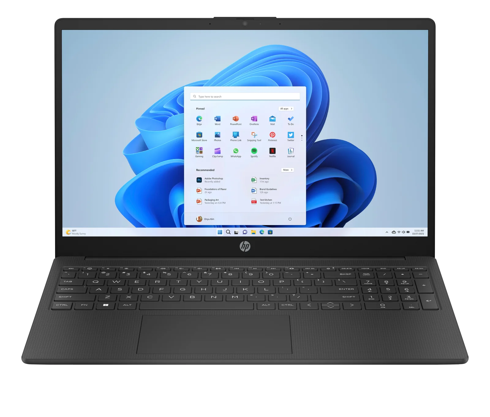 HP DP2H9EA laptop 15.6", 8GB RAM, 256GB SSD