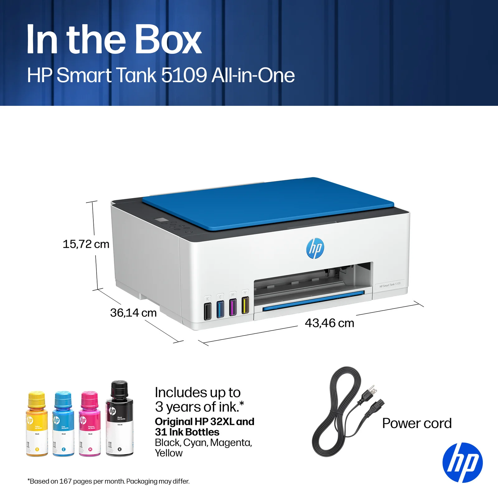 HP Smart Tank 5109 Colour Inkjet Printer