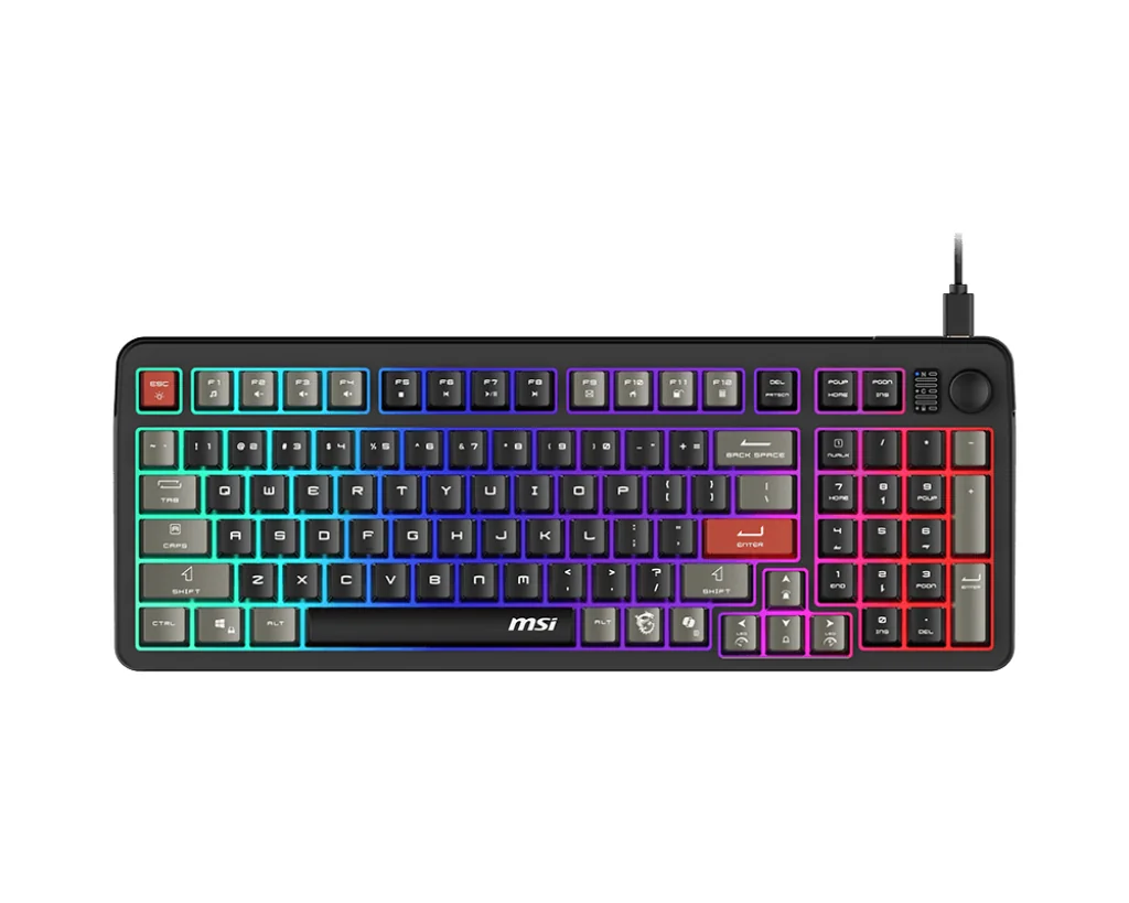 MSI FORGE GK110 FR Keyboard Black, US English