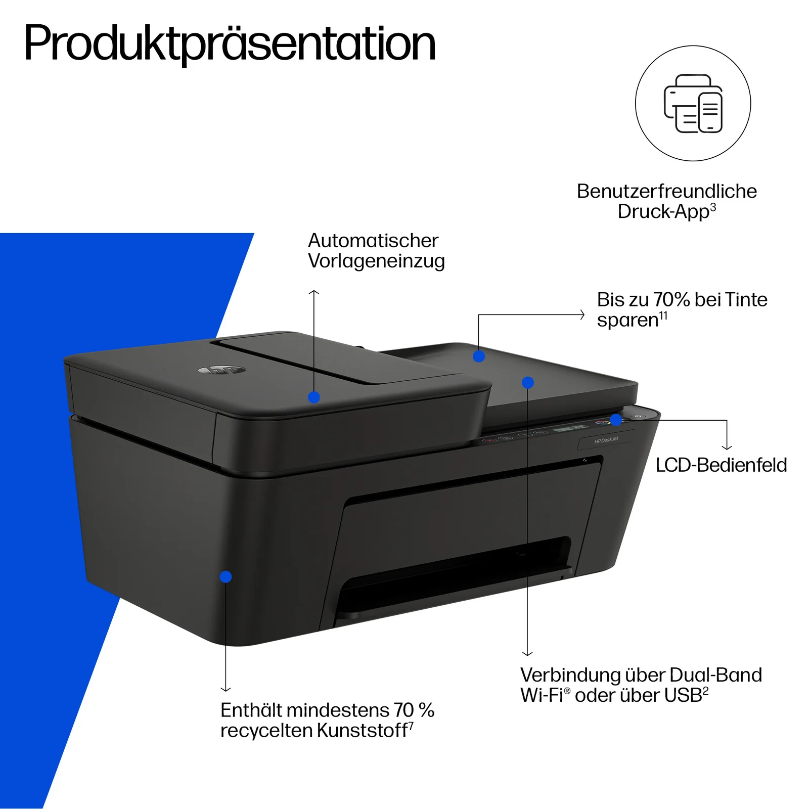 HP DeskJet 4310 Colour Inkjet Printer
