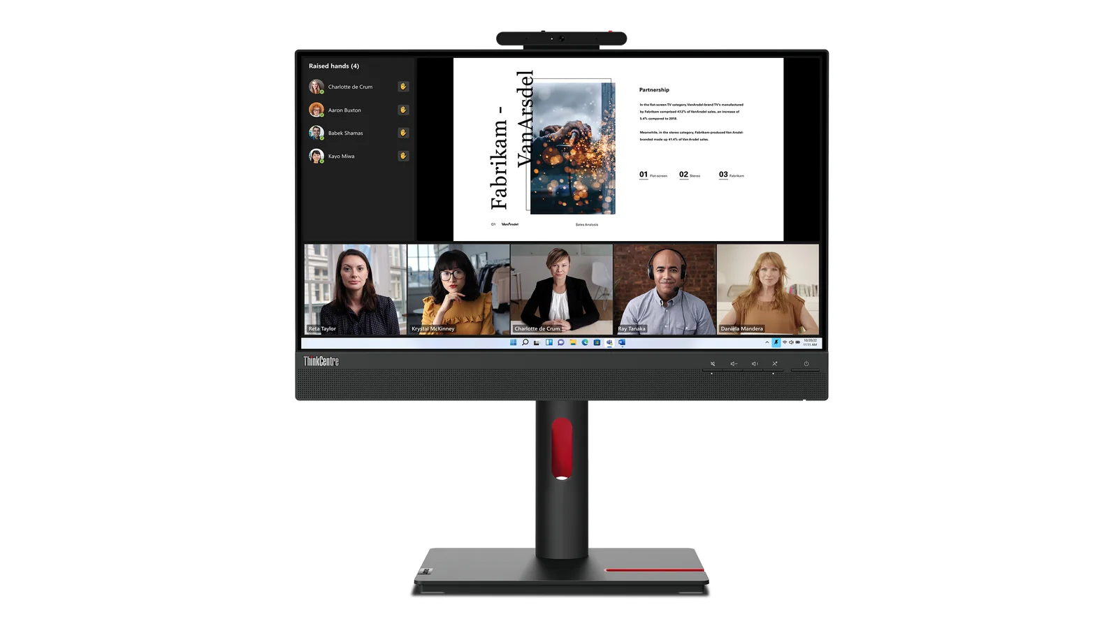 Lenovo 12N9GAR1UK 21.5" Full HD IPS Monitor