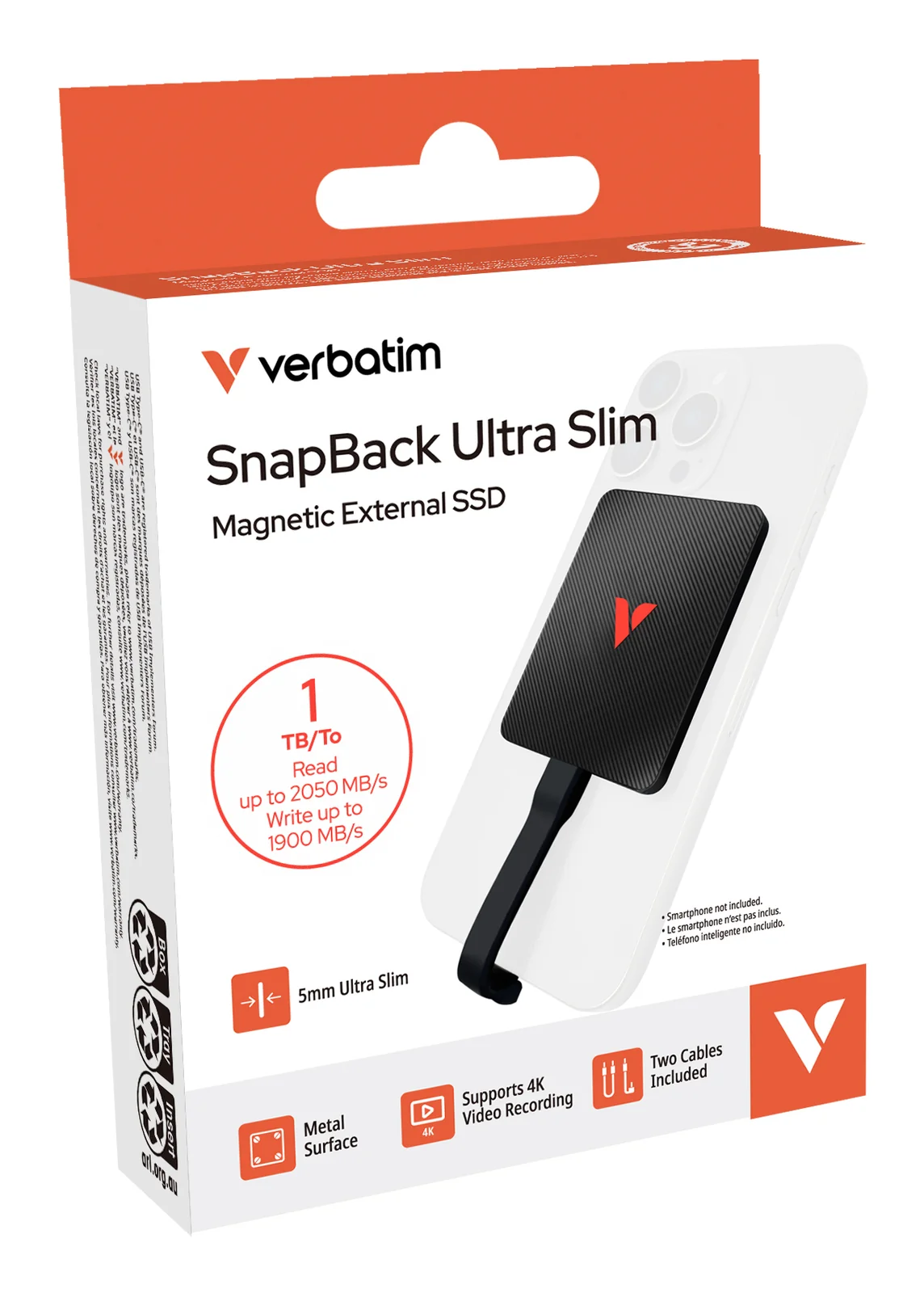 Verbatim SnapBack Ultra Slim SSD 1TB