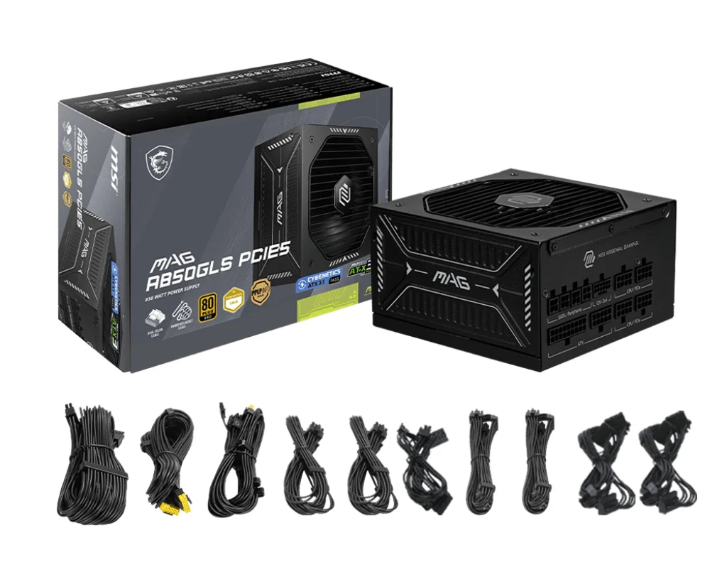 MSI MAG A850GLS PCIE5 850W Power Supply