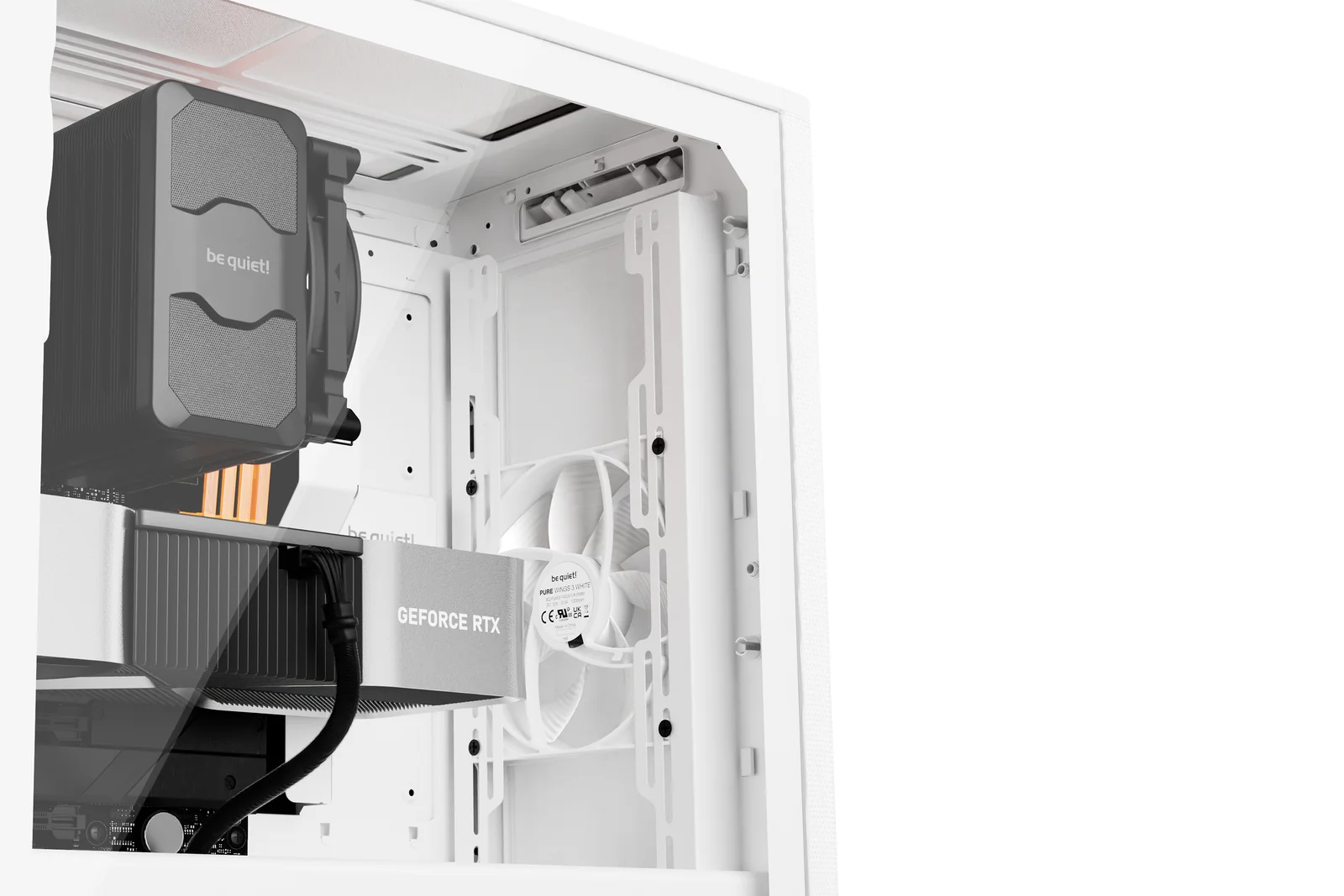 be quiet! PURE BASE 501 Airflow Window White PC Case